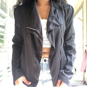 Black biker jacket